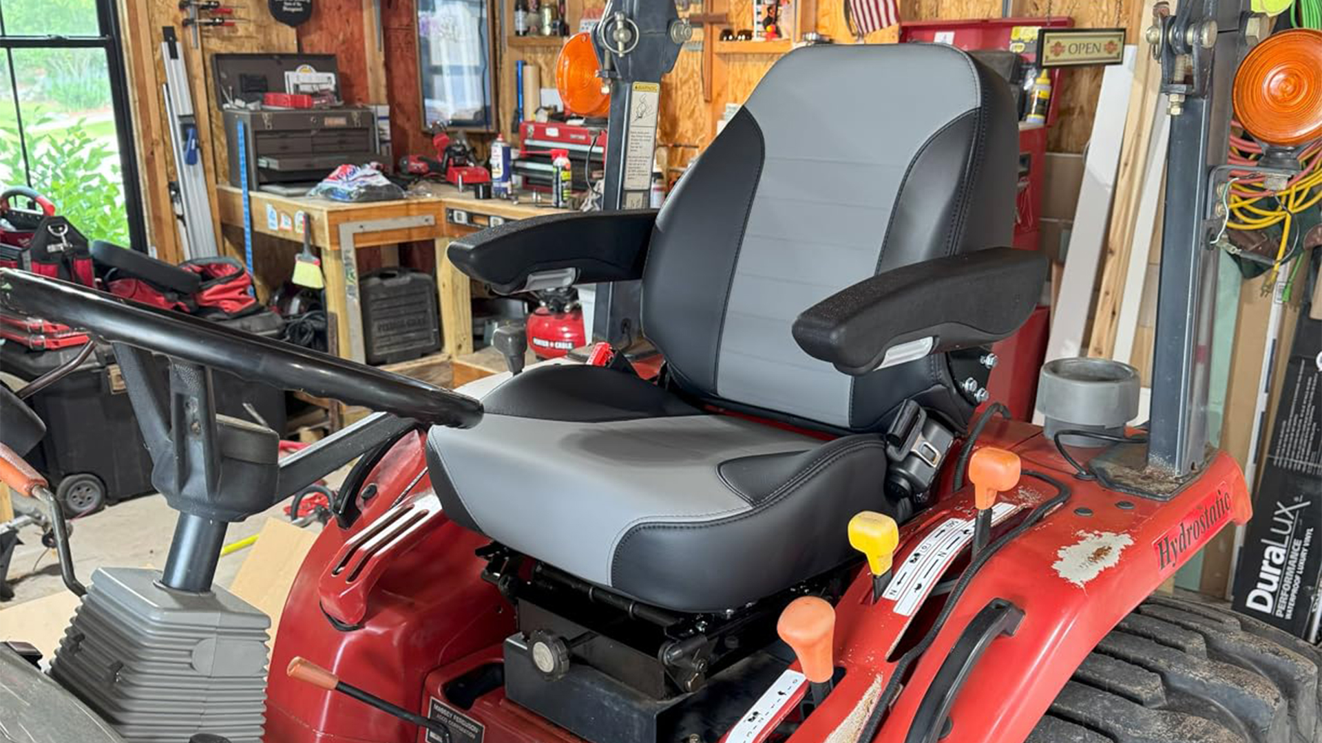 Amazon.com: TICSEA Gray Lawn Mower Seat with Safety Switch